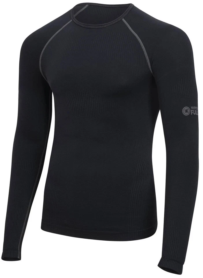 Noru Full Cool Mens Long Sleeve Base Layer Shirt Black 7257210504 Small