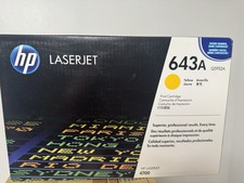 New Sealed Box Genuine OEM HP LaserJet 643A Q5952A Yellow Toner LJ 4700 4C11S4a