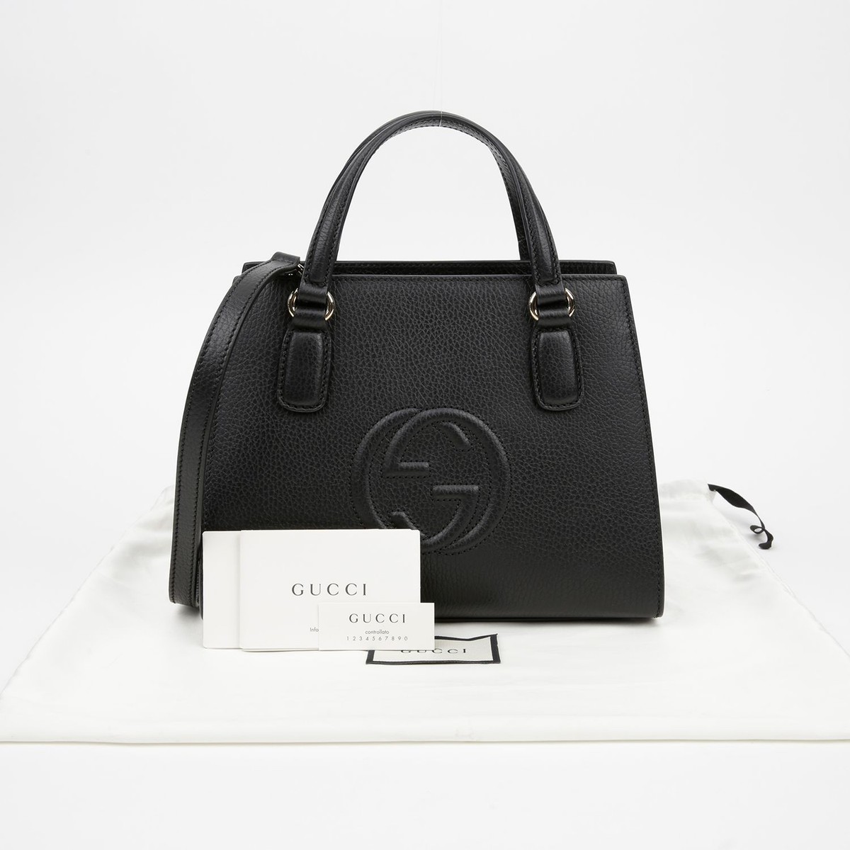 Gucci Soho Small Tote Shoulder Bag 607722 119240055 | eBay