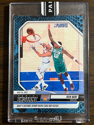 #ad #ad 2024 25 Panini Instant NBA #588 Josh Hart New York Knicks BLUE VIPER 1 1 $399.99