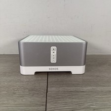 Sonos Connect:Amp Digital Media Streamer - White/Gray CTAZPUS1 UNTESTED