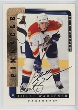 1996-97 Pinnacle Be A Player Auto Rhett Warrener #138 Auto 2a8