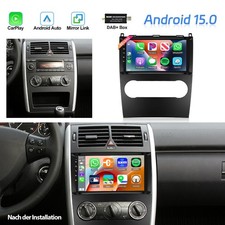 64G Carplay Autoradio F&uuml;r Mercedes-Benz A/B Klasse W169 W245 Android 15 Navi DAB