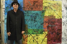 Mark Little Original Giant Profesional Painting 84”X62” (7 Foot) Abstract Modern