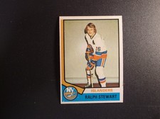 1974-75 Topps Hockey Ralph Stewart Card # 158