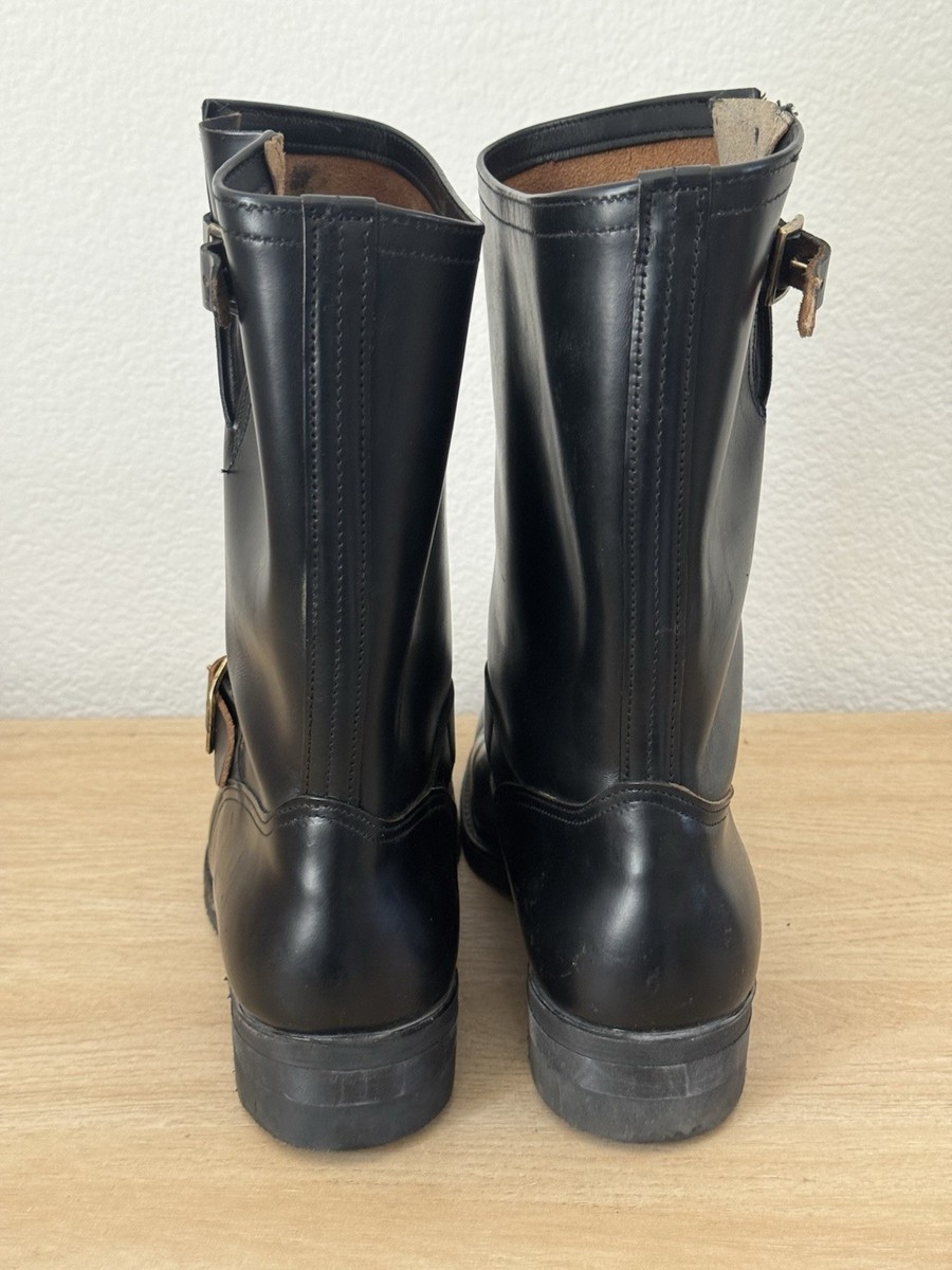 Vintage HY-TEST Engineer Boots STEEL TOE Men's Size 10 C (Mint