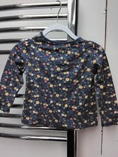 Tu Top round neck long sleeve top baby girl's Aged 6-9mths
