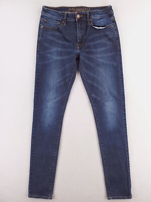 American Eagle Jeans Mens 30x34 Slim Tapered Stretch Denim Pant Dark Streetwear