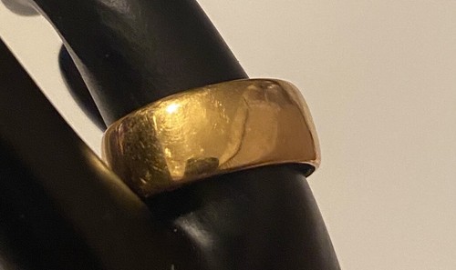 MILOR 14K Resin Core Filled Italy Signed Men’s Ring Size 11 - Picture 5 of 21