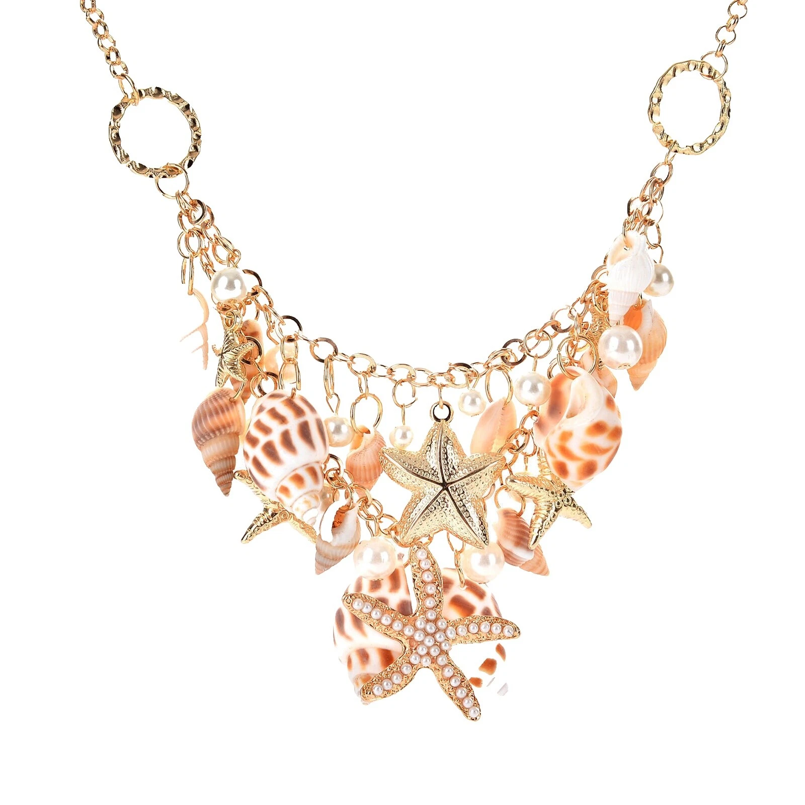 Cadena De Acrílico Perlas Collares y colgantes De moda