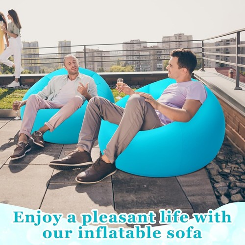Comfortable Portable Inflatable Bean Bag Chairs - Perfect for Every Occasion - Picture 9 of 9
