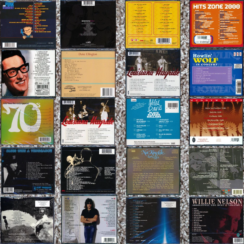 20 CD Lot: Johhny Cash, Miles Davis, Howlin’ Wolf, Bananarama New & Sealed Foto 2 de 4