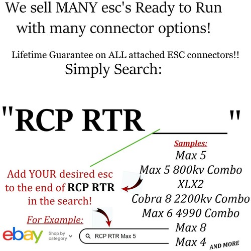 RCP-QS8 to XT90 (2) No Wire Adapters 8 awg Equivalent - Picture 6 of 25