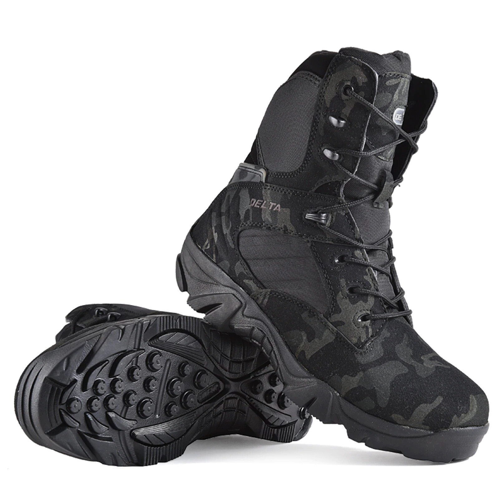 Army Combat Boots for Men - Breathable Hiking Trekking Desert Shoes Fast US Shipping-image