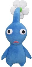 New Sanei Boeki Pikmin ALL STAR COLLECTION Plush Doll Ice Pikmin PK11 from Japan