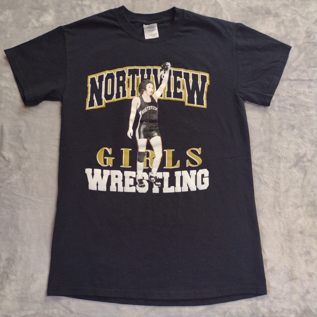 EーGirls グッズ Northview Girls Wrestling Success 2 Sided T Shirt Small Black EUC