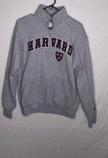 VTG 90 S Champion ECO FLEECE HARVARD UNIVERSITY SWEATSHIRT SCHOOL CREST SIZE M