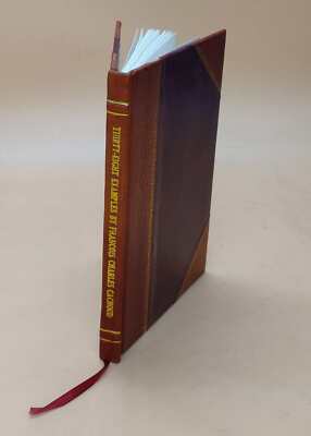 Thirty-Eight Examples By Fran?Ois Charles Cachoud 1928 [Leather Bound]