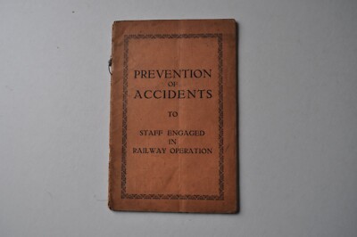 PREVENTIONS OF ACCIDENTS to Staff in Railway Operation. G.W.L.N.E.L.M.S.R.