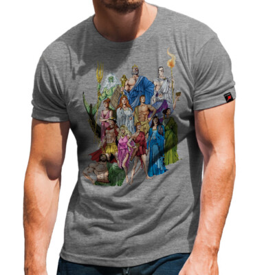 Griechische Götter Hades Zeus Poseidon Athena Ares Hera T Shirt #31540