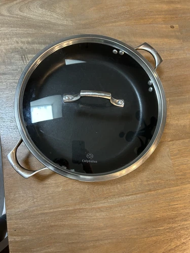 Calphalon Signature 12-Inc Hard-Anodized Nonstick  Everyday Pan with Cover #1382