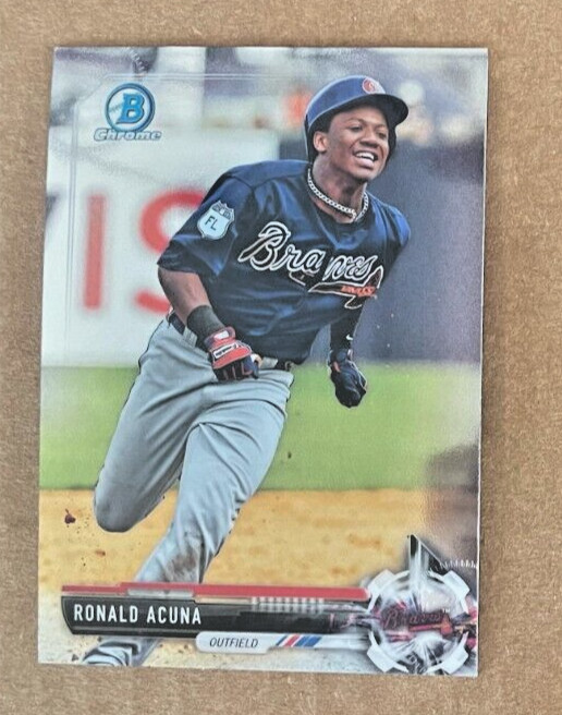 RONALD ACUNA - Braves - 2017 Bowman Chrome Draft #BDC-39   FS QTY
