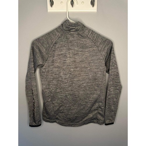 Bauer Team Vapor Spacedye Long Sleeve Fleece Quarter Zip Pullover Gray Youth S/P - Picture 6 of 8