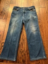 VTG Levis Jeans Mens 36x30 Bootcut Denim 90s Orange Tab Made In USA Faded