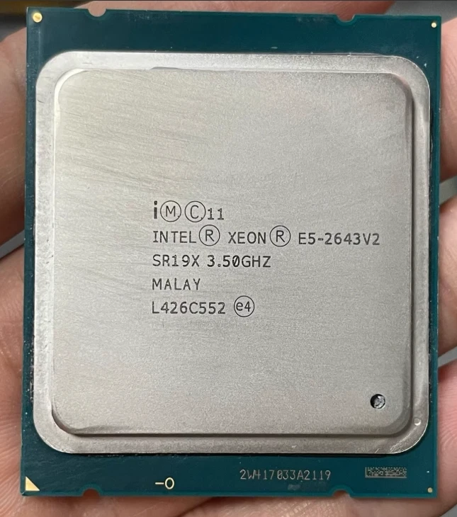 Intel Xeon E5-2643 V2 CPU Processor 6 CORE 3.50GHz 25MB L3 CACHE 130W SR19X - Image 3 of 4