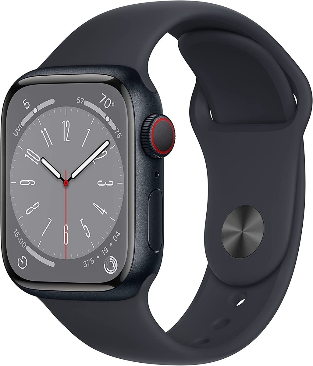 Apple Watch Series 8 - GPS + GSM Cellular 45mm Smart Watch Apple Watch Series 8 - GPS + GSM Cellular 45mm Smart Watch