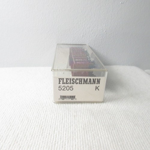 FLEISCHMANN ÉCHELLE HO (CONTENEUR WAGON MARCHANDISES OUVERTES #5205 K FABRIQUÉ EN ALLEMAGNE ) NEUF - Photo 5/7