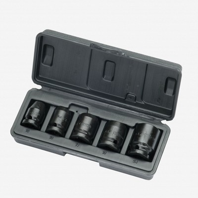 Gedore K 19-028 Car impact socket set 1/2'' 5 pcs hex 10-24 mm