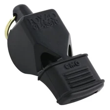 CMG Whistle with Cushioned Mouth Grip Black