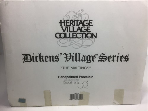 Dept 56 Dickens’ Village Series “The Maltings” w/Box & Cord Retired - Picture 3 of 10