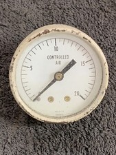 Vintage Controlled Air Gauge 0-20 Made in USA 30554-1