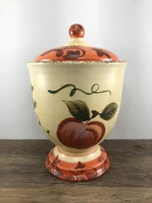 Kitchen Canister or Cookie Jar made by The Main Ingredients with Fruit Designs