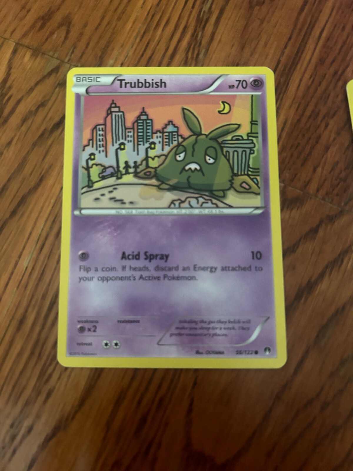 Trubbish 56/122 BREAKpoint Pokemon Regular Common LP