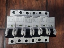 Siemens 10amp 230/460V Circuit Breaker, 5SY41 MCB C10 Lot of 6 