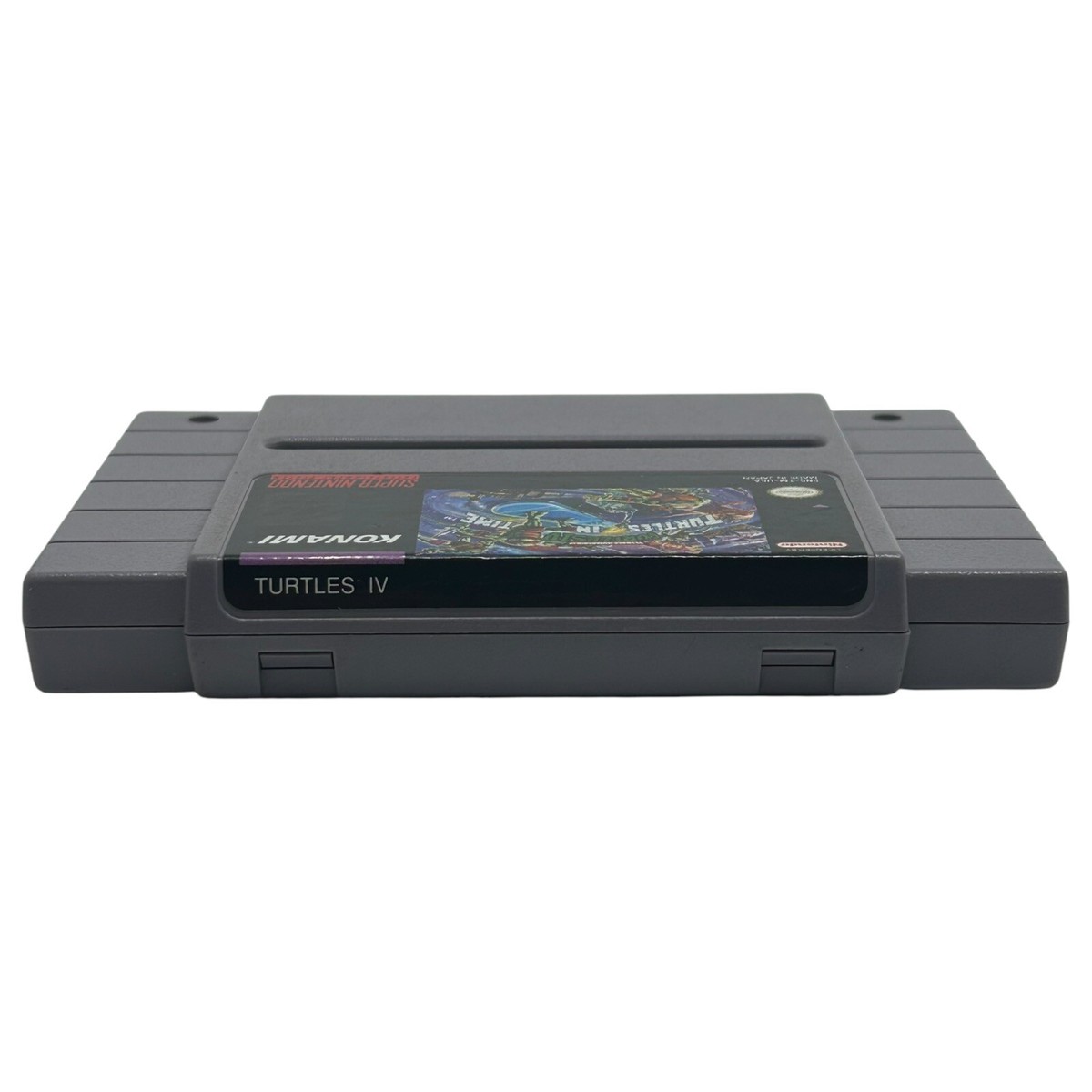 ★週末セール★Turtles IV【中古美品・完品・SNES北米版】 TMNT IV Turtles in Time SNES Super Nintendo Brand New