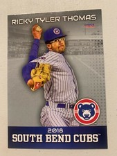 Ricky Tyler Thomas Card 2018 South Bend Cubs Team Card