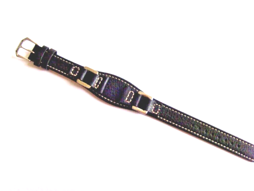 Fossil Original Replacement Leather Strap ES1074 Watch Strap Watch Strap  Black B