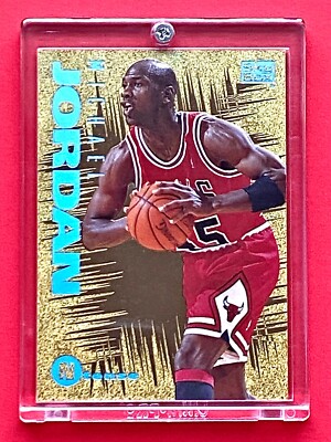 1994-95 Skybox Emotion MICHAEL JORDAN-Ntense #3 Gold Etch Foil 