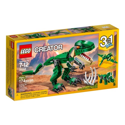 LEGO Creator Mächtiger Dinosaurier 31058 (3 in 1) T-Rex Triceratops Pterodactyl Neu!