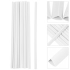 10 Pcs Folder Office Work Binding Strips Documents Organizer Clear Report Cover