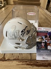 Devonta Freeman Autographed/Signed Mini Helmet COA Atlanta Falcons Devonte B