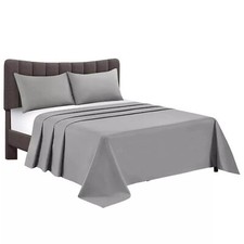 Flat Sheet 200 Thread Count Egyptian Cotton Bedsheet Single Double King Size