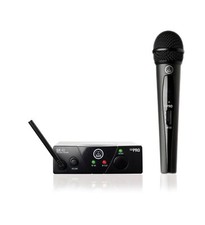 Akg Wms40 Mini Wireless Microphone System, Plug & Play, W/ 30 Hours Battery Life