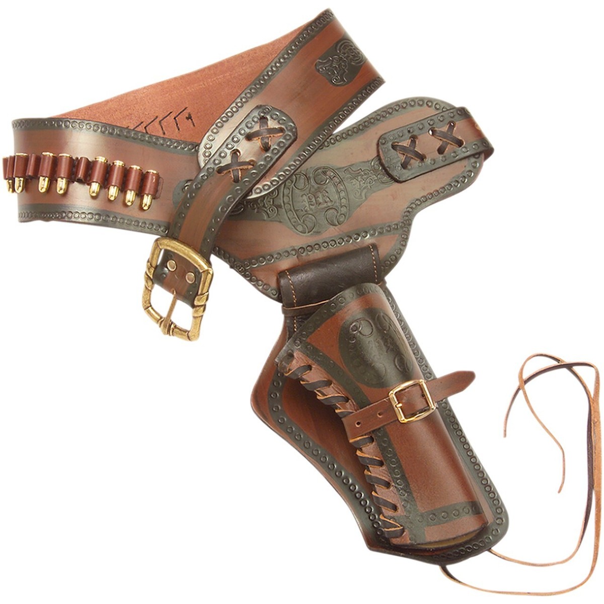 Denix Old West Leather Holster With Replica Non-Firing