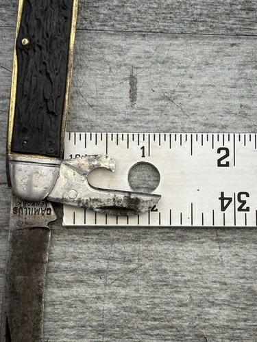 VTG 40s 50s Camillus New York 3 1/2” Multi-Tool Folding Pocket Camping Knife USA - Picture 15 of 24