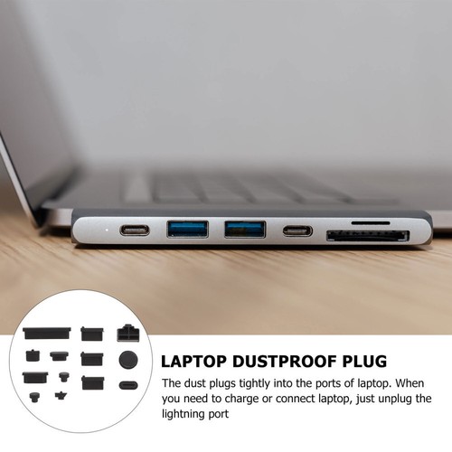 3 Set PC Anti Cover Port Anti Plug Laptop Port Plugs Laptop Anti Plug - Zdjęcie 9 z 12